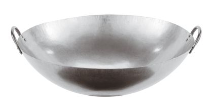 Paderno Wok with 2 Handles Steel 61 cm - Without Non-stick Coating