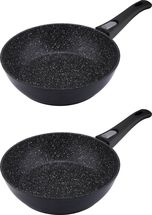 Resto Kitchenware Frying Pan Set Aries ø 26 + 28 cm - Induction and all other heat sources