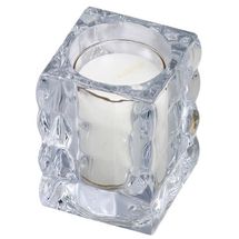 Bolsius Candle Holders Cube Relight Transparant - 4 Piece 