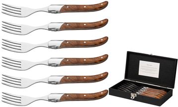 Jay Hill Steak Forks Laguiole - Rosewood - 6 Pieces