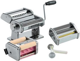 Blackwell Pasta Machine / Pasta Maker Set (with 2 attachments) - Stainless Steel