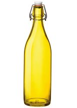 Sareva Swing Top Bottle / Weck Bottle Yellow 1 Liter