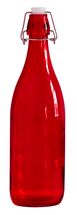 Sareva Swing Top Bottle - Red 1 L