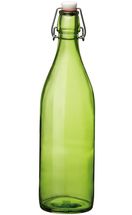 Sareva Swing Top Bottle / Weck Bottle Green 1 Liter