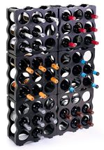 Sareva Wine Rack Stackable Expandable 6 Pieces - 54 Bottles