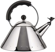 
Alessi Whistling Kettle - 9093 B - Black - 2 Liters - by Micheal Graves