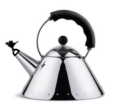 
Alessi Whistling Kettle - 9093 B - Black - 2 Liters - by Micheal Graves