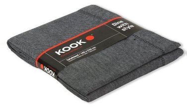 KOOK Tablecloth Marl Black 140x230 cm