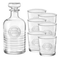 Bormioli Whiskey Gift Set Officina 1825 - Set of 7
