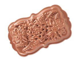 Nordic Ware Cake Mould Wildflower Loaf Copper 24 x 15 cm / 1.4 Liter