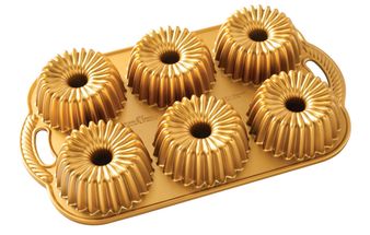 Nordic Ware Bundt Tin Brilliance Bundtlette Gold