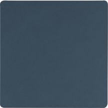 LIND DNA Coaster Nupo - Leather - Dark Blue - 10 x 10 cm