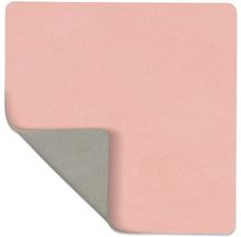 LIND DNA Coaster Nupo - Leather - Rose / Light Grey - double-sided - 10 x 10 cm