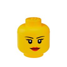 LEGO® Storage Box Hoofd Girl Ø 16 x 18.5 cm