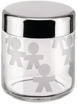 Alessi Glass Storage Jar Girotondo - AKK36 - ø  10.5 cm / 750 ml - by King-Kong