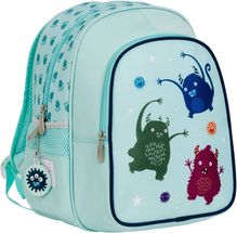 A Little Lovely Company Backpack - Blue - Monsters