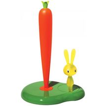 Alessi Kitchen Roll Holder Bunny & Carrot Green - ASG42 GR - by Stefano Giovannoni
