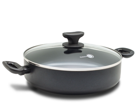 GreenPan Saute Pan - with lid - Torino - Black - ø 28 cm / 4.6 L - Ceramic non-stick coating