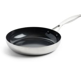 GreenPan Frying Pan Geneva - Stainless Steel - ø 20 cm - Ceramic non-stick coating