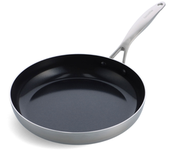 GreenPan Frying Pan Geneva - Stainless Steel - ø 28 cm - ceramic non-stick coating