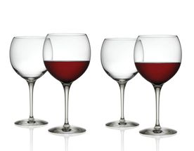Alessi Red Wine Glasses Mami by Stefano Giovannoni - Set of 4