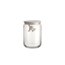Alessi Storage Jar Gianni A Little Man Holding On Tight - 900 ml - White