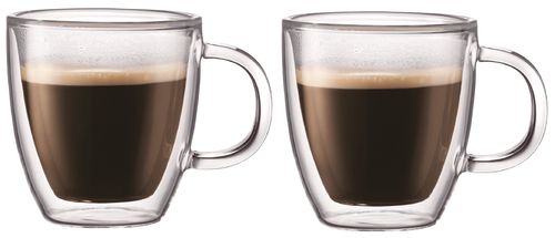 Bodum Double Walled Glasses with Handle Bistro 300 ml - Set of 2