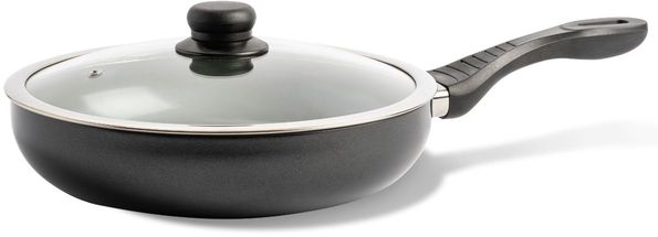 BK Saute Pan - with lid - Easy Basic Ceramic - ø 28 cm - ceramic non-stick coating