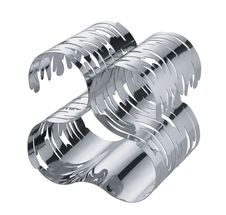 Alessi Wine Rack Barkcellar - BM03 - Silver - 4 bottles - by Michel Boucquillon &amp; Donia Maaoui