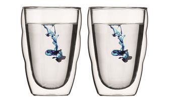 Bodum Double-Walled Glass Mugs Pilatus 350 ml - Set of 2
