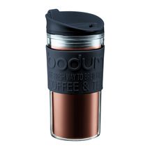 Bodum Travel Mug Black Transparent 350 ml