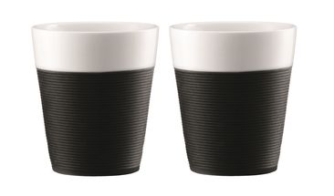 Bodum Mug Bistro Porcelain Black 300 ml - Set of 2