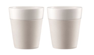 Bodum Mug Bistro Porcelain White 300 ml - Set of 2