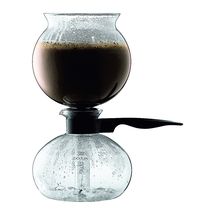 Bodum Vacuum Coffee Machine Pebo - Glass - Black - 1 Litre