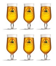 Birra Moretti Beer Glasses 250 ml - 6 Pieces