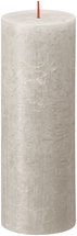 Bolsius Pillar Candle Rustic Sandy Grey - 19 cm / ø 7 cm