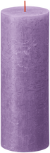 Bolsius Pillar Candle Rustic Vibrant Violet - 19 cm / ø 7 cm