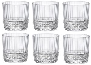 Bormioli Whisky Glasses America 20's 300 ml - Set of 6