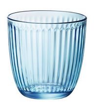 Bormioli Rocco Water Glasses Line Blue 290 ml - 6 pieces