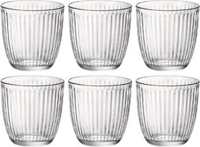 Bormioli Rocco Water Glasses Line Transparent 290 ml - 6 pieces
