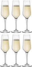 Bormioli Rocco Champagne Glasses Electra 230 ml - 6 Pieces