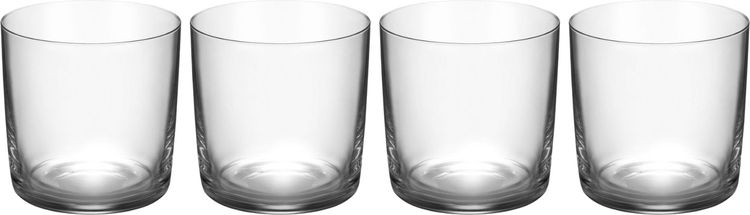 Alessi Water Glasses Glass Family - AJM29/41 - 320 ml - 4 Pieces - by Jasper Morrison