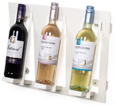 Blackwell Wine Rack - for 3 bottles - White