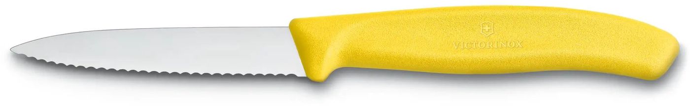 Victorinox Paring Knife Swiss Classic - Yellow - Serrated - 8 cm