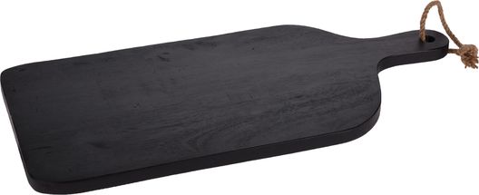 CasaLupo Serving Board Cosy Rubberwood 59 x 25 x 2 cm - Black
