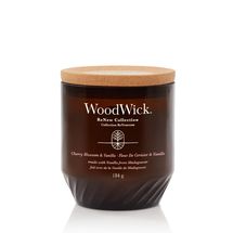 WoodWick Scented Candle Medium - ReNew - Cherry Blossom &amp; Vanilla - 9.5 cm / ø 8 cm