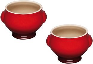 Le Creuset Soup Bowls Heritage Cerise - ø 12 cm / 600 ml - 2 Pieces