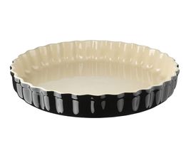 Le Creuset Fluted Flan Dish Black - Ø 28 cm
