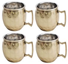 Cosy &amp; Trendy Shot Glasses Moscow Mule Gold 80 ml - 4 Pieces