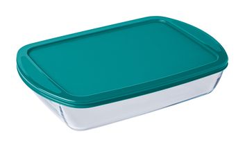 Pyrex Oven Dish with Lid Cook & Store 28 x 20 x 5 cm